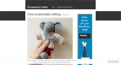 Desktop Screenshot of occasionalcrafter.com